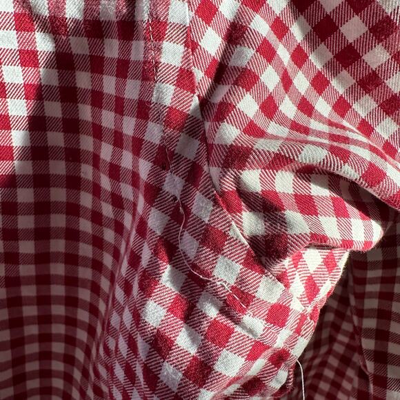 Vineyard Vines Slim Fit Whale Shirt  Mens Medium Red & White Check Gingham‎ - Picture 6 of 7
